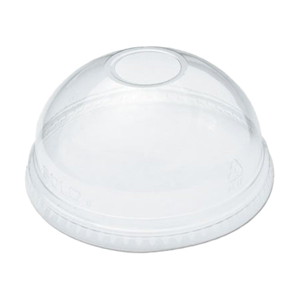 DL-98  Clear Dome Lid With Hole 1000'/Case