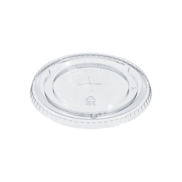 FL-78  Clear Flat Lid with Straw Slot  1000/Case