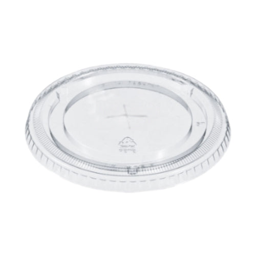 FL-98  Clear Flat Lid with Straw Slot  1000/Case