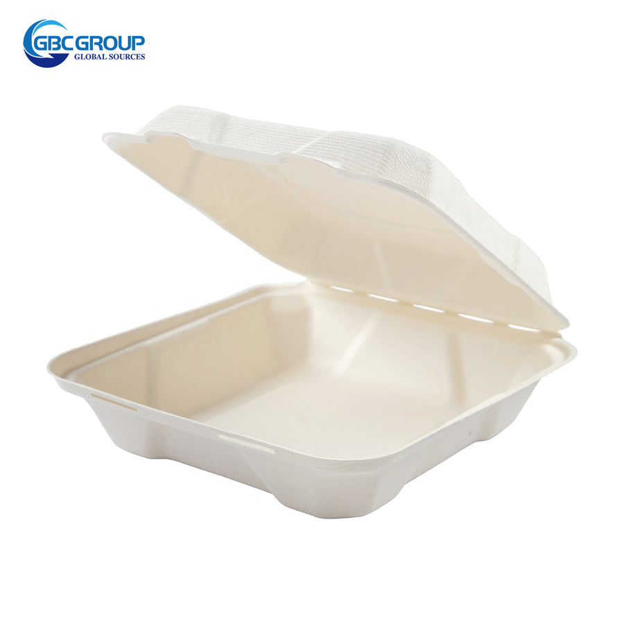 GD-771 MEDIUM SIZE FIBER HINGED LID CONTAINERS, 200/CASE