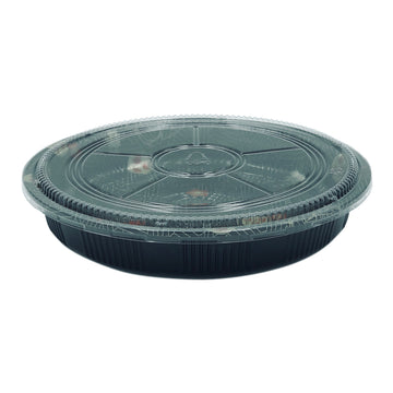 HQ-64 Round Party Tray With Lid 120Set/CS