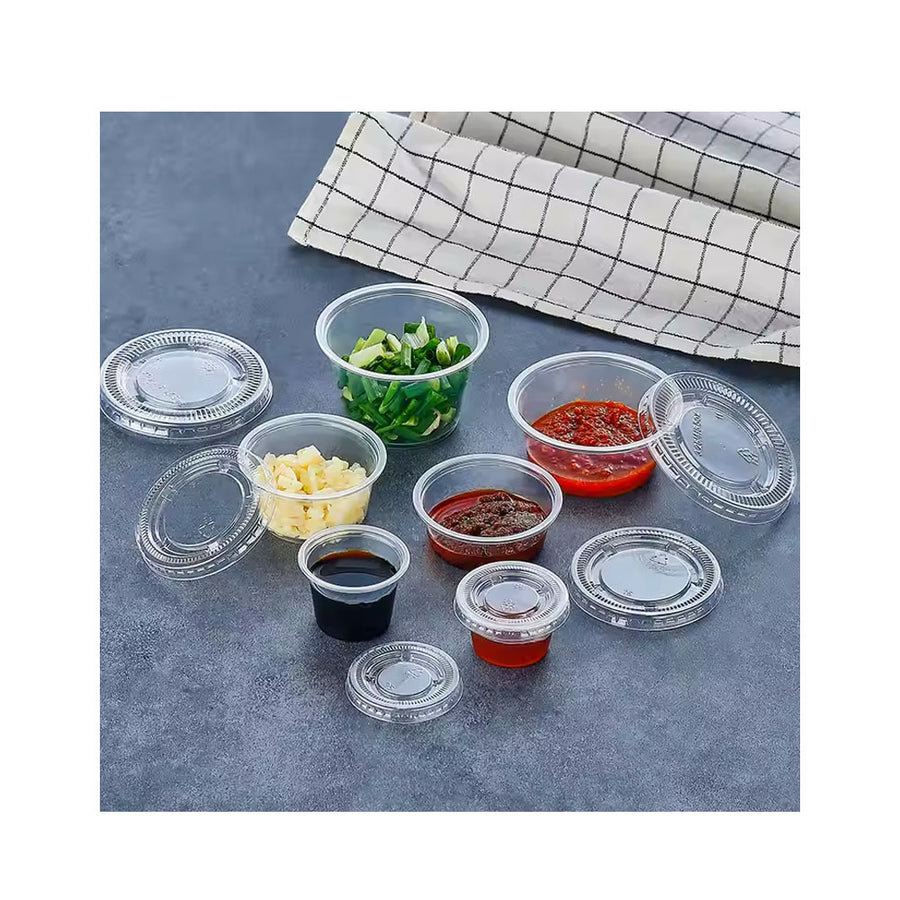 PC-200   2oz Clear Portion Cup/Polypropylene Souffle Cups    2000/CS