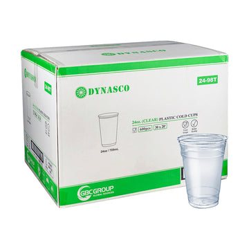 24-98T 24oz PET Clear Drinking Cup 1000'/Case