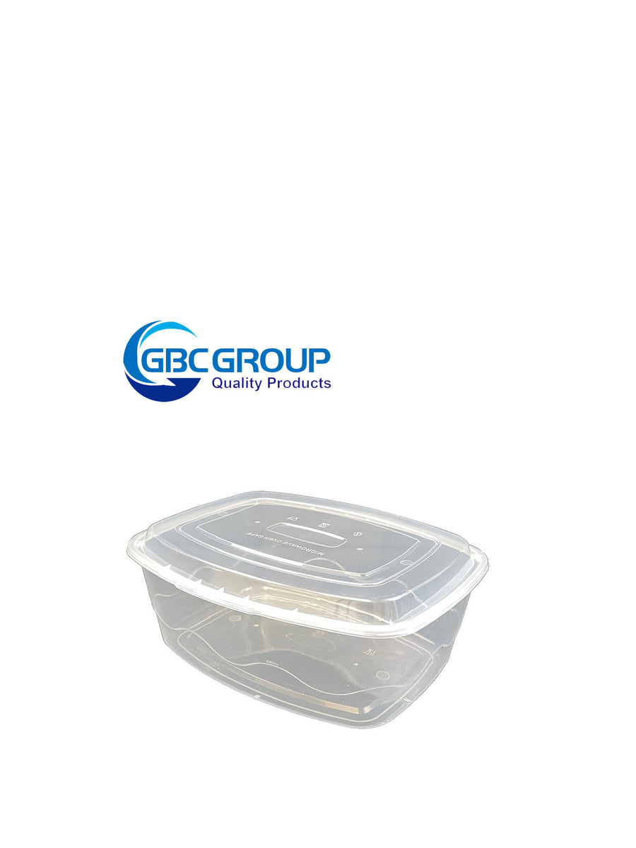 KY-4600   4600ml rectangular plastic box with lid -60pcs