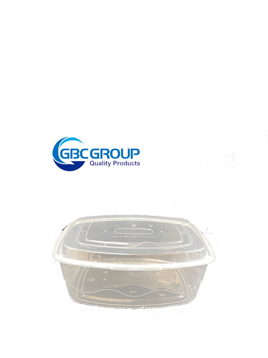 KY-4600   4600ml rectangular plastic box with lid -60pcs