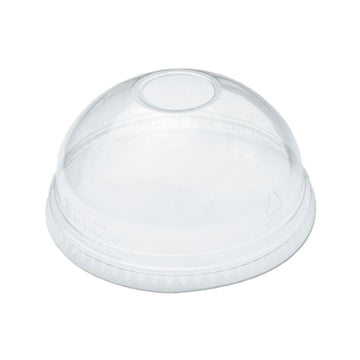 DL-78  Clear Dome Lid With Hole 1000'/Case