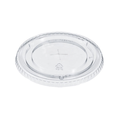 FL-92  Clear Flat Lid with Straw Slot  1000/Case