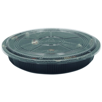 HQ-65 Round Party Tray With Lid 120Set/CS