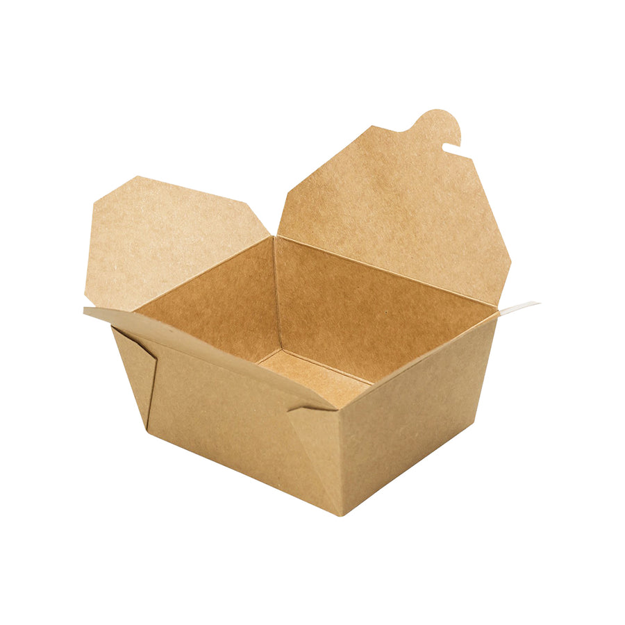 EcoMates K-1450 #1 Kraft Take-Out Box 450/Case